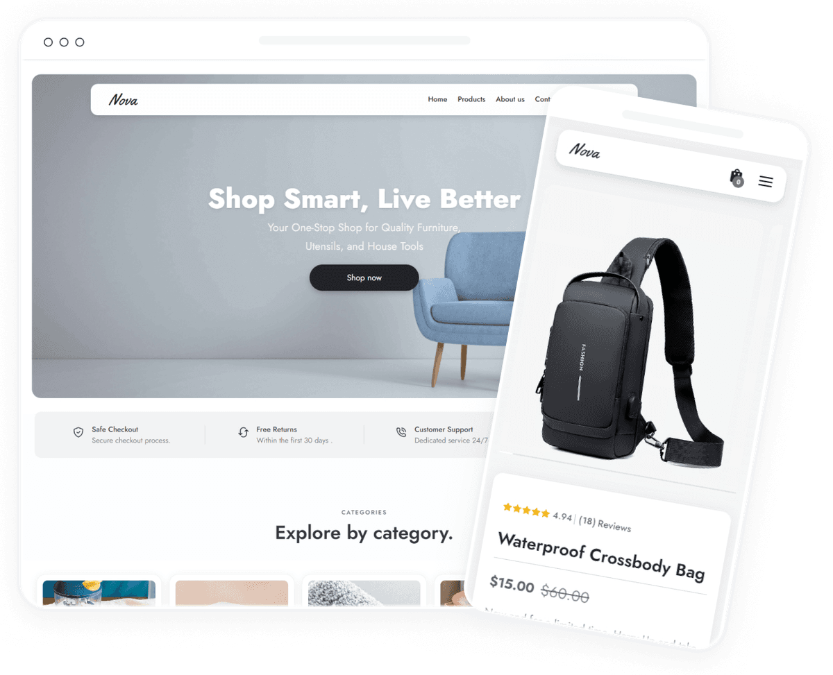 Performance driven e-commerce stores.